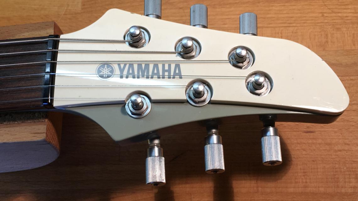 close up of the RGX A2 headstock
