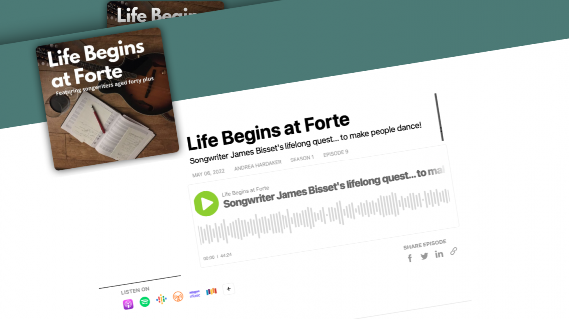 screenshot of the Life Begins at Forte web page