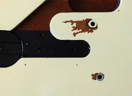 Oh bugger Lifting away the masking tape took the finish with it